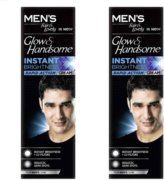 Fair & Lovely Glow & Handsome Instant Brightness Cream 2x25gm