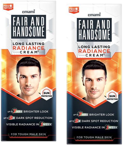 FAIR AND HANDSOME Long Lasting Radiance Cream, 2X Spot Reduction, Face Cream,2x60G