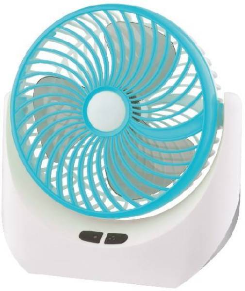 Lalson's High Speed-Rechargeable Table-Fan with LED-Light, For Home, Office-Desk, Kitchen 5 Star 1400 mm Ultra High Speed 3 Blade Table Fan