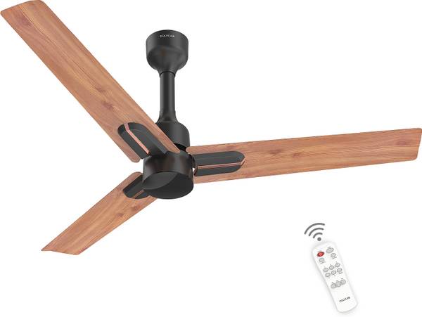 Polycab Wizzy Neo 1200mm BLDC, Remote Ceiling fan 5 Star 1200 mm 3 Blade Ceiling Fan