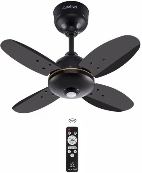 ACTIVA Gracia 28 Watts Noiseless 850 RPM High speed with LED Light with Energy Saving 5 Star 600 mm 4 Blade Ceiling Fan
