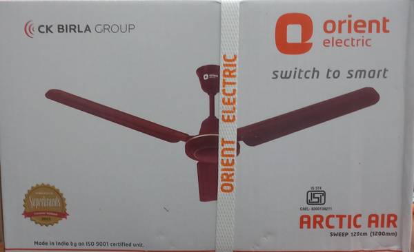 Orient Electric ARCTIC AIR 1200 1 Star 1200 mm 3 Blade Ceiling Fan