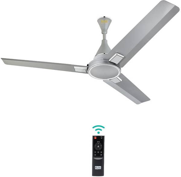 KUHL PRIMA - A5 5 Star 1200 mm BLDC Motor with Remote 3 Blade Ceiling Fan