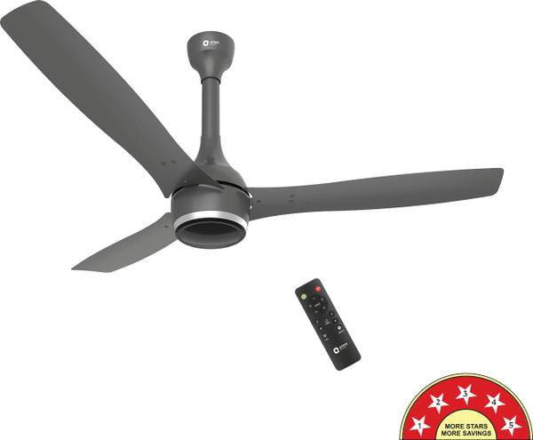 Orient Electric AEON BLDC FAN WITH REMOTE CLOUD GREY 5 Star 1200 mm 3 Blade Ceiling Fan