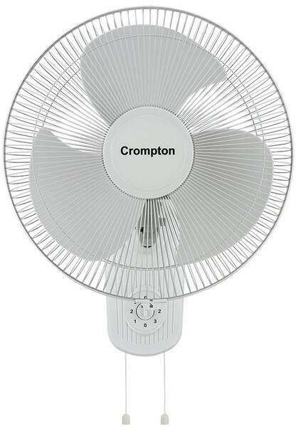 Crompton WM HISPEED GALE CLASSIC 16" KD White 400 mm 3 Blade Wall Fan