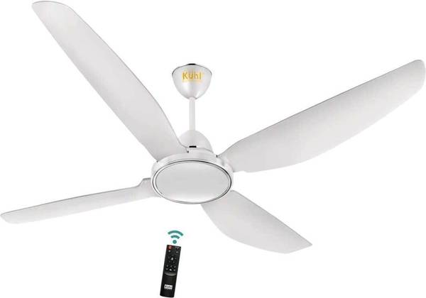 KUHL Brise E4 Stylish Power Saving 5 Star 1400 mm 4 Blade Ceiling Fan