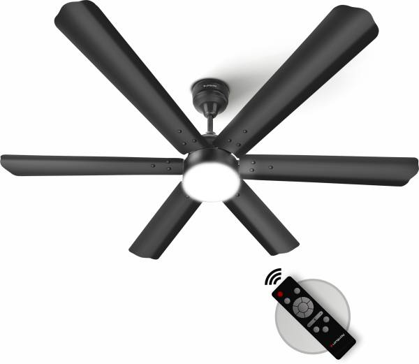 Longway Luminair with LED Light Ultra High Speed 5 Star 1200 mm 6 Blade Ceiling Fan