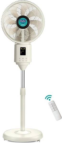 KUHL Exzel H1 Next Gen Desert Cooler BLDC Pedestal with Mist & Humidifier 400 mm 8 Blade Pedestal Fan