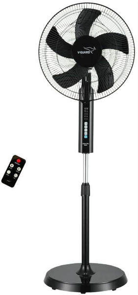 V-Guard Esfera Remote 5 Blade (Black) with 2 Year Warranty 400 mm Pedestal Fan