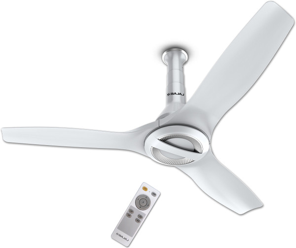 BAJAJ Arioso Luxe 1200mm White & Silver CF with 2 Year Warranty 1200 mm Ceiling Fan
