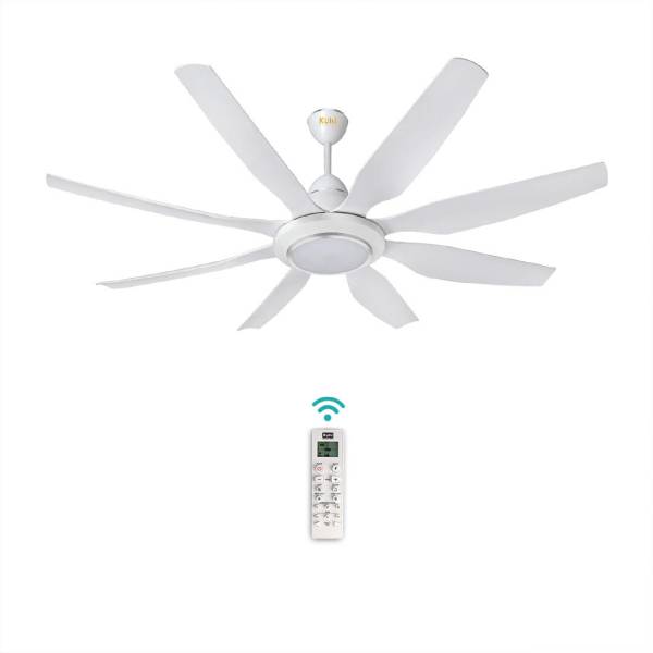 KUHL Galaxis G8 Stylish Power Saving | Down Light|IoT  Operate via Mobile & Alexa 5 Star 1740 mm 8 Blade Ceiling Fan