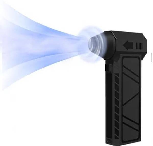 QAWACHH Air Blower 57m/s Handheld Brushless Motor 130000RPM Jet Wind Speed 5 Star 1430 mm 12 Blade Table Fan