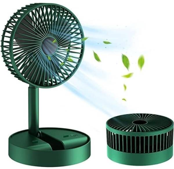 Voltonix Powerful Rechargeable Table Fan with Adjustable Folding Telescopic Table Fan 5 Star 1400 mm Energy Saving 3 Blade Table Fan