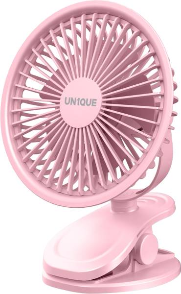 UN1QUE Portable Clip on Fan Battery Operated, 6 Inch Powerful USB Table Fan, 3 Speed Portable Clip on Fan Battery Operated, 6 Inch Powerful USB Table ...