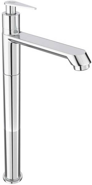 GLOXY Brass Tall Pillar Tap/Pillar Cock Wash Basin Faucet with Drain Faucet Set