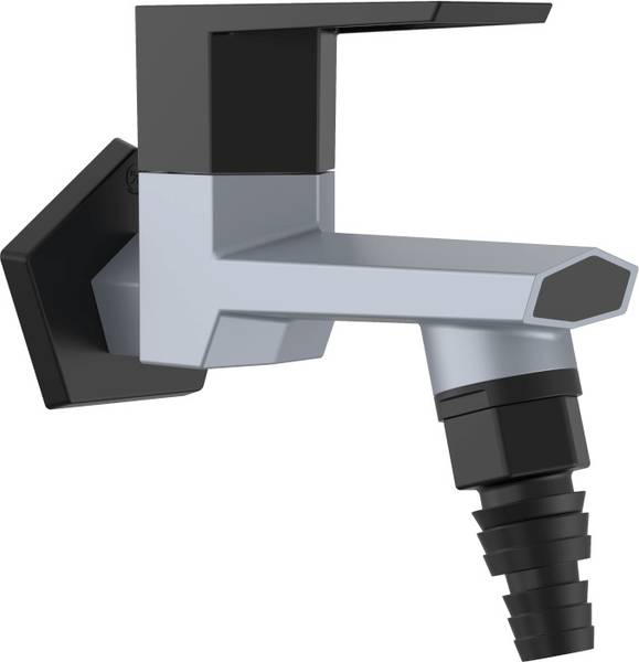 R. N. RNG2009B08_PTMT Superior Plastic Nozzle Bib Cock, with Flange| Nozzle Bib Tap for Bathroom, Kitchen, Wash Basin and Outdoor Use | Plastic Water ...