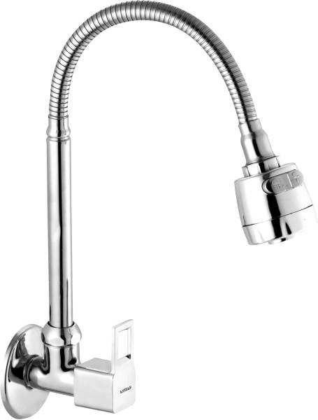 Ramya CUBE Flexible Sink Tap Silver 360 degree swivel spout For Kitchen Sink Wash Basin Sink Tap Faucet