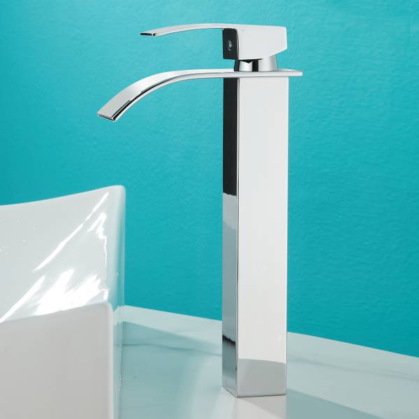 Plantex Pure Brass Hot&Cold High Neck Pillar Cock Single Handle(Chrome) Basin Mixer Faucet