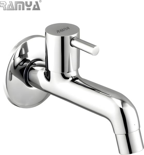 Ramya Long Body Tap Brass For Bathroom and Kitchen Chrome Finish Bib Tap Faucet