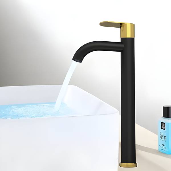 Kyari - Premium TALL (12 inch) Table Top Desk Mount Pillar Tap Pillar Tap Faucet