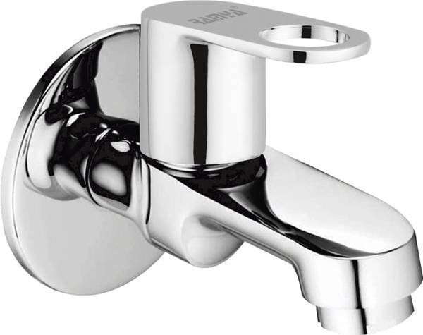 Ramya ORNAMIX Bib Cock Tap Brass For Bathroom and Kitchen Chrome Finish Bib Tap Faucet