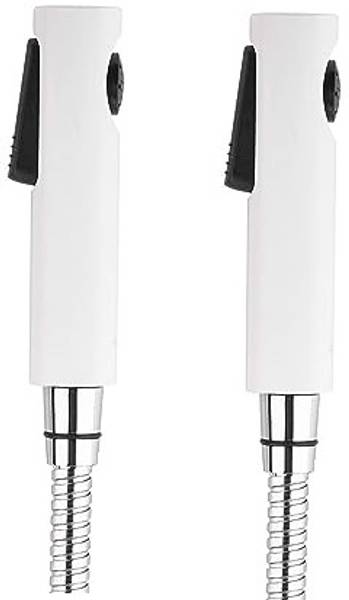 AeoFit Jaquar white ABS Health Faucet for Bathroom / Jet Spray for Toilet Shower 2pc Health Faucet