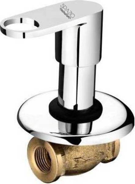 Spazio SmartBuy Prime Collection Brass Concealed Stop Cock 1/2 inch (15MM) Stop Cock Faucet With Concealed Flange Stop Cock Faucet