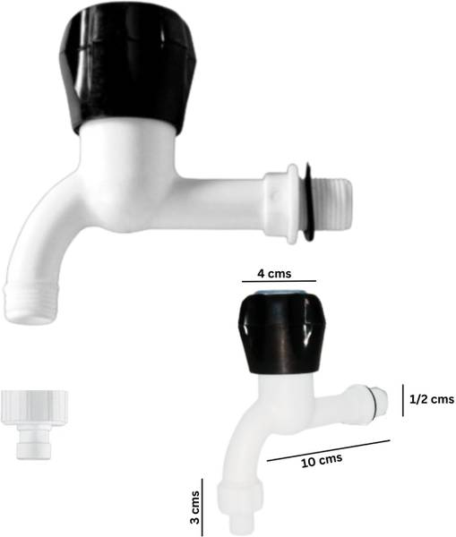 Mayura SAWMT01 Washing Machine Single Adapter Nozzle Cock (Pack of-1) Bib Tap Faucet