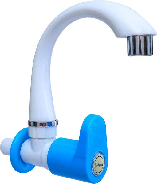 aerowell PVC Tap Kitchen Mixer Blue Royal Sink Cock For Bathroom Washbasin Faucet Pack Of 1 Bib Tap Faucet