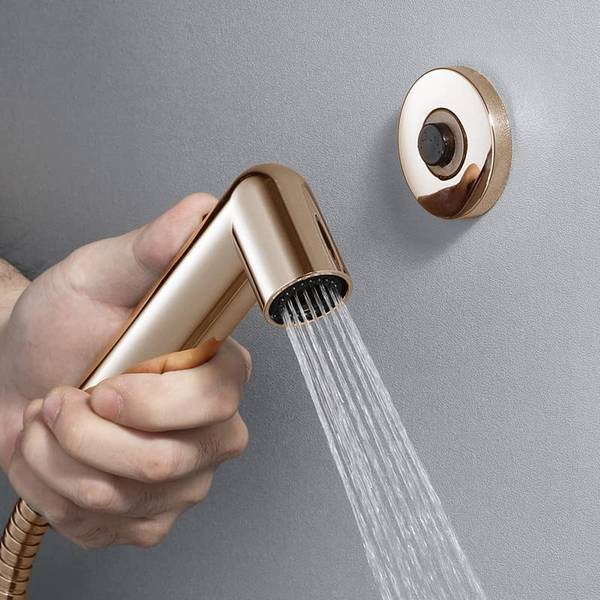 Spazio Rose Gold Magnetic Health Faucet / Bidet Sprayer / Jet Spray for Toilet & Health Faucet