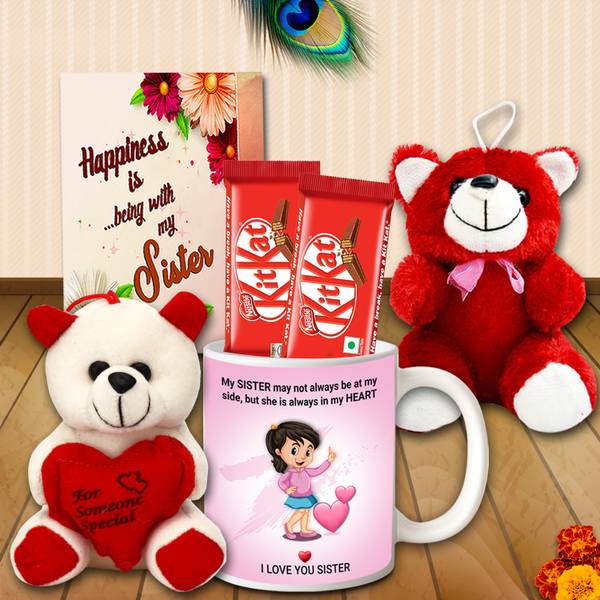 Midiron Raksha Bandhan Gift for Sister - Premium Gift Pack Ceramic Gift Box