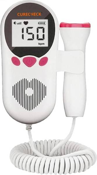 Smart R Doppler curecheck Fetal Doppler Smart Noise Reduction & Heartbeat Detection ...