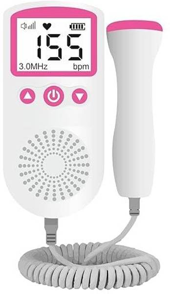 Dr care Fetal Doppler: Your Portable Pregnancy Companion for Heartfelt Monitoring Pink Fetal Doppler