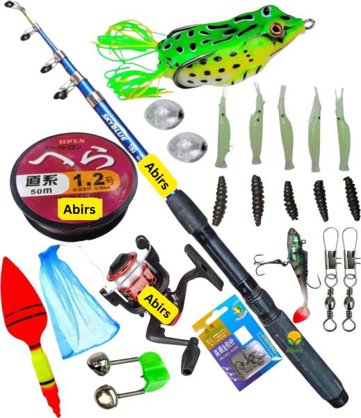 Abirs stylish and fashanable fishing set combo anglers fishing rod SEN TIP Blue Fishing Rod