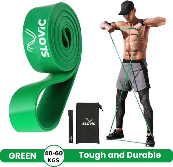 SLOVIC Resistance TPE Bands for Workout | Pull Up Band | Loop Band | Heavy Duty Resistance Tube