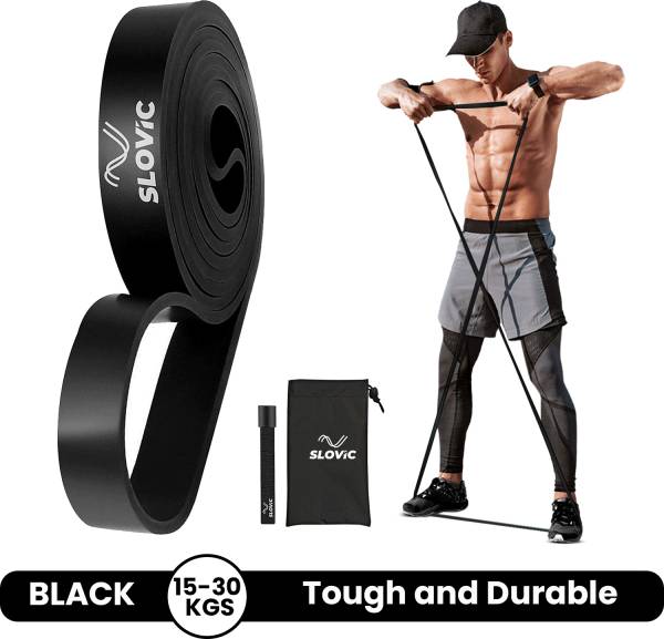 SLOVIC Resistance TPE Bands for Workout | Pull Up Band | Loop Band | Heavy Duty Resistance Tube