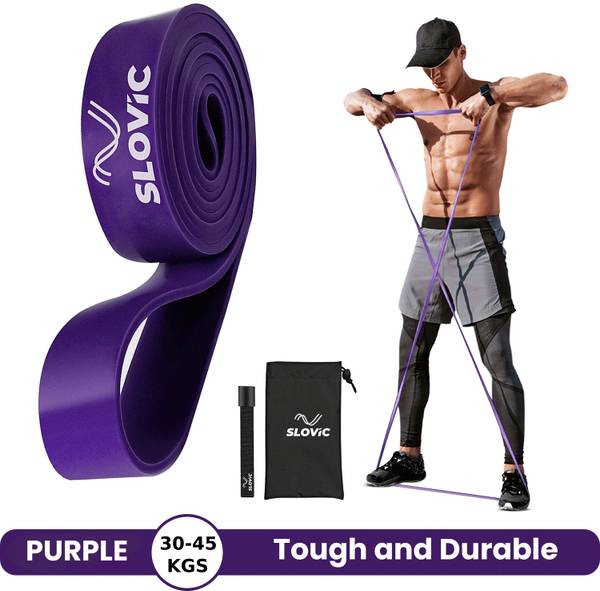 SLOVIC Resistance TPE Bands for Workout | Pull Up Band | Loop Band | Heavy Duty Resistance Tube