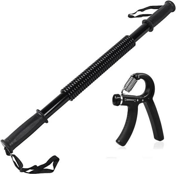 ADONYX Power Twister Bar Arm Spring Exerciser with Hand excericser Hand
