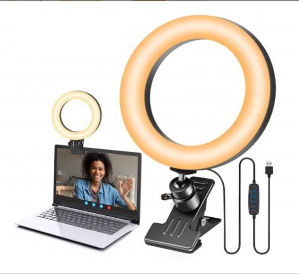 IMAGINEA 6 inch Video Conference Ring Light Kit, Light for Video Conferencing Ring Flash