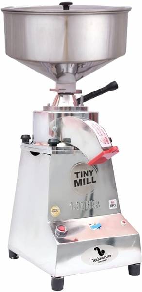 TechnoPure Automatic Light Weight Small Domestic Flour Mill Machine for Home Gharghanti Chakki 1.37 HP Motor, Mini Gharelu Aata Chakki, 8-15 Kg/Hour F...