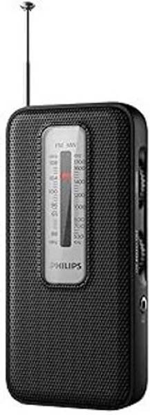 PHILIPS R1506 Portable Radio with FM/MW Mode 3.5mm Headphone Jack & Built-in Speaker FM Radio