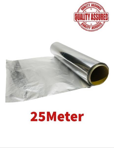 VSC 25 Meter Aluminium Foil 12 microns Foil Paper Aluminium Foil