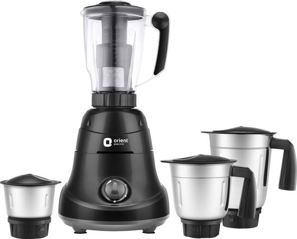 Orient Electric MGSP75B4 Super Power 750W 4J 750 Juicer Mixer Grinder (4 Jars, Black)