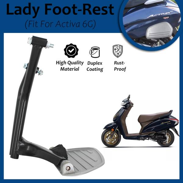 Otoroys Foot Rest Black for Activa 6G Foot Rest Price History