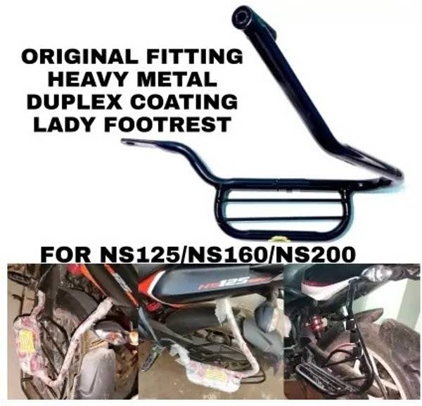AutoGnix HEAVY METAL FOOTREST FOR BAJAJ PULSAR NS125 NS160 NS200
