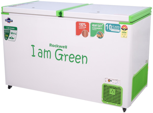 Rockwell 380 L Double Door Standard Deep Freezer