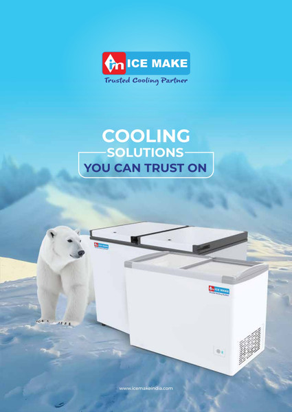 Icemake 305 L Double Door Convertible Deep Freezer