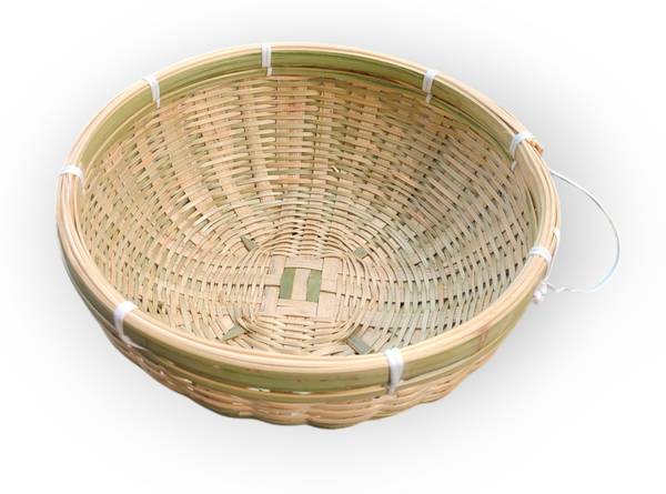 HakSap Bamboo Fruit & Vegetable And Kitchen Storage Basket (1 pieces) Bamboo Fruit & Vegetable Basket