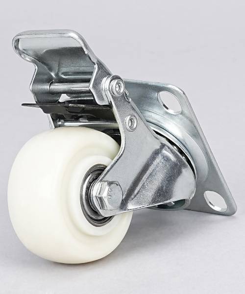 Hkey 50MM Heavy Duty Caster Wheels with 360 Degree Braking and Locking Furniture Caster