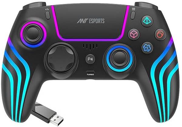 Ant Esports GP400 RGB Wireless Controller With Double Shock, Six- Axis Sensor Gamepad
